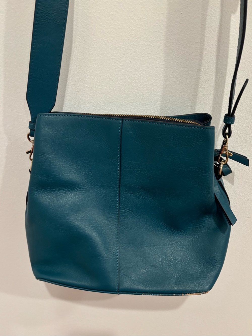 Radley London Dukes Place Crossbody Blue Leather Adjustable Strap with Dustcover - Picture 8 of 15